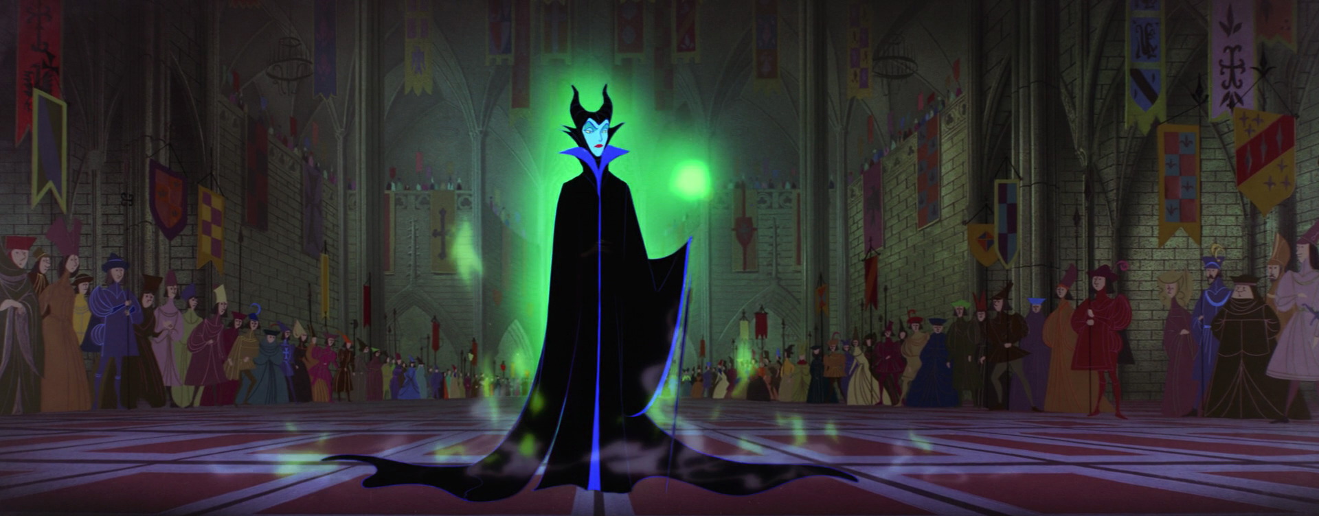 Maleficent's first entrance