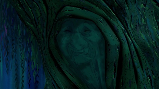 Grandmother Willow's face morphing