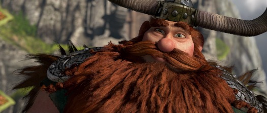 Stoick proud of Hiccup at the end